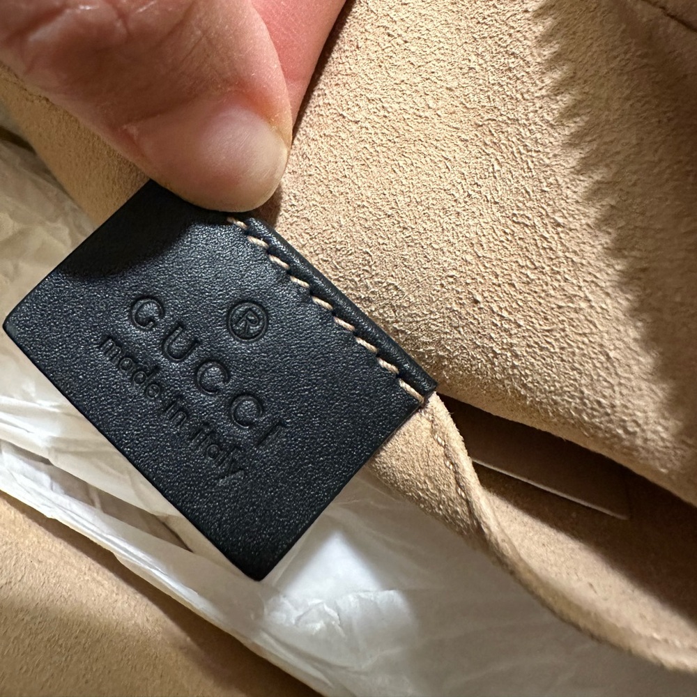 Authentic Gucci belt bag Ophidia suede in Red - Picture 5 of 8